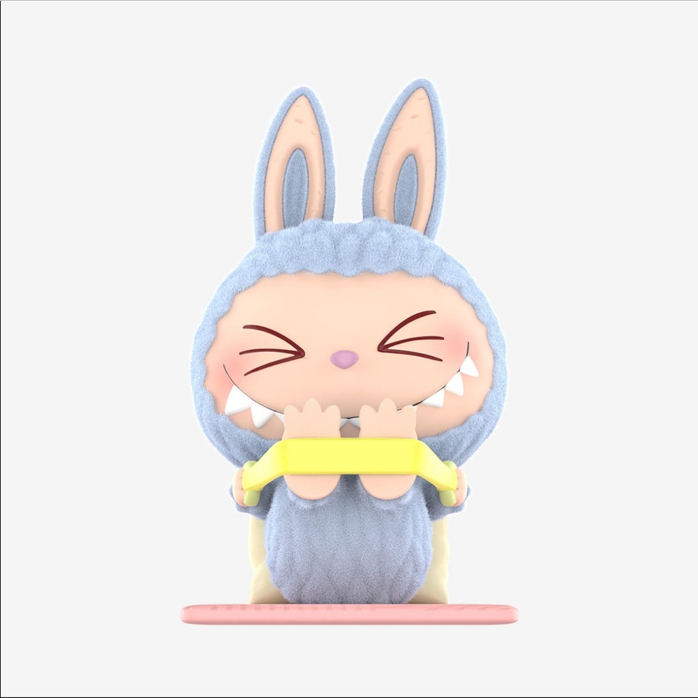 Authentic Pop Mart The Monsters Labubu Lazy Yoga Figure (Stretch Out)